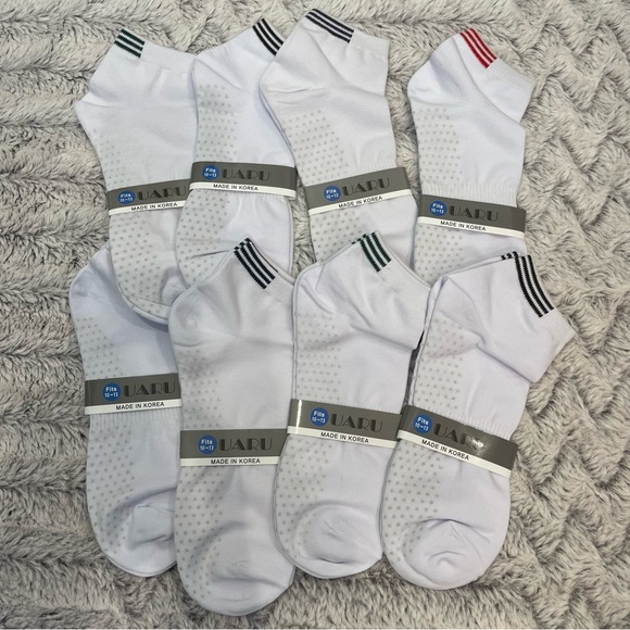 NEW-8 Pairs of Uaru Ankle Socks, Sock Size 10-13 with Tags - Picture 2 of 3